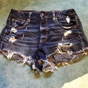 American Eagle High-Rise Festival Denim Short